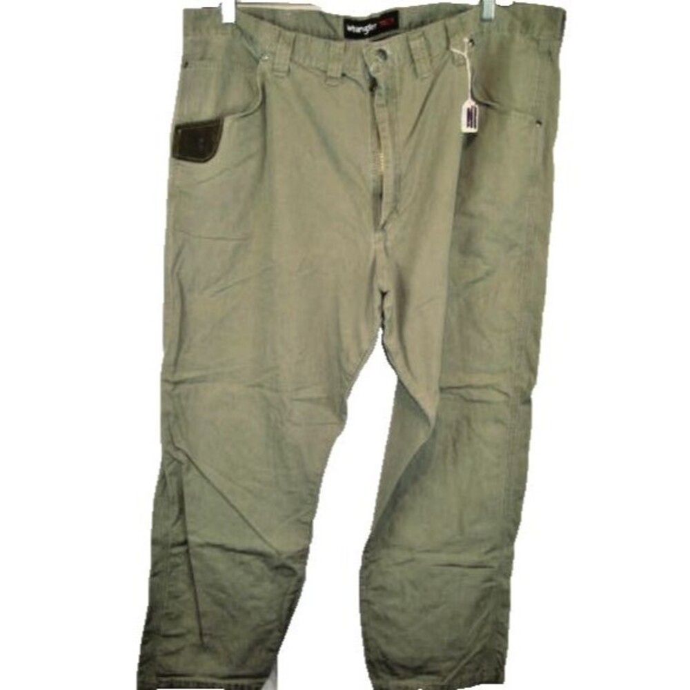 Mens Wrangler Riggs Olive Cotton Canvas BDU Style Pants sz 44x30